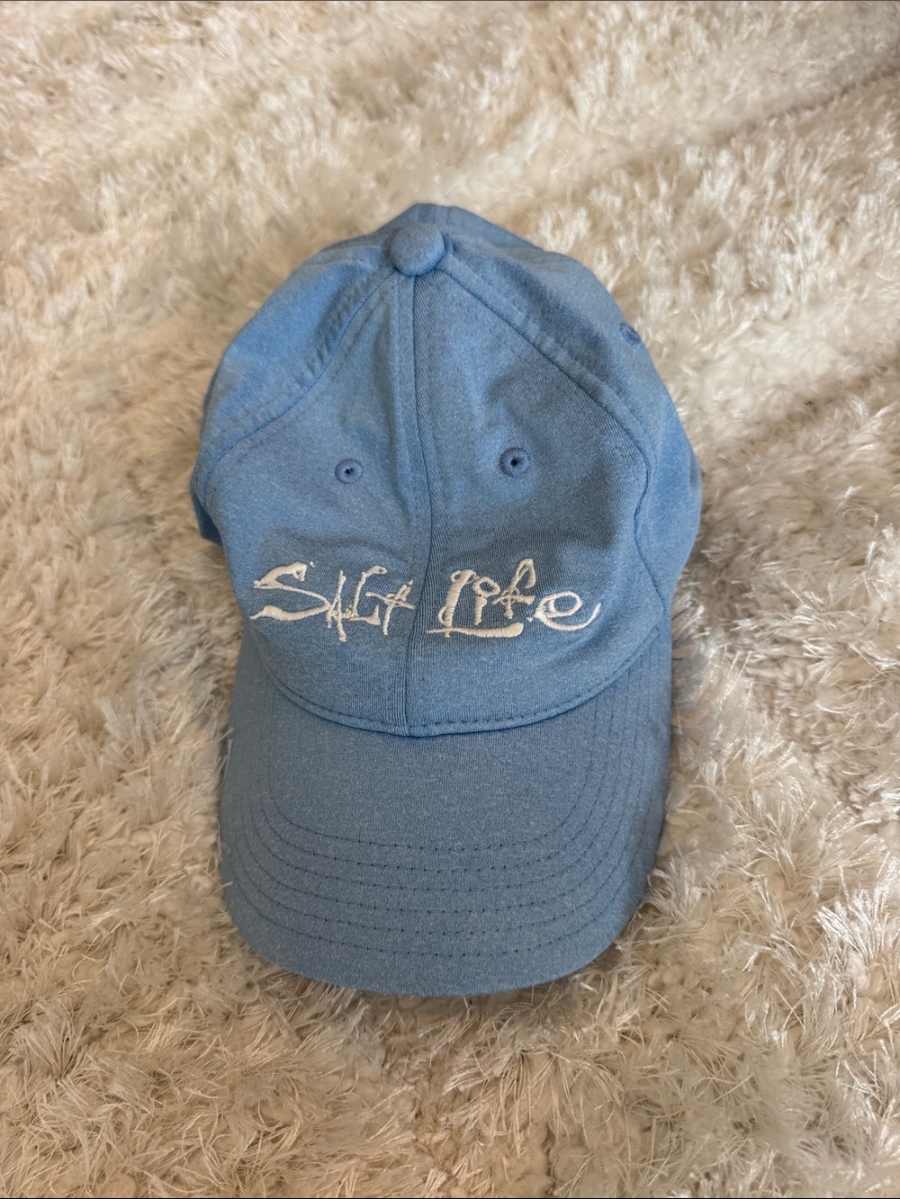 Salt Life Sky Blue Embroidered Cap